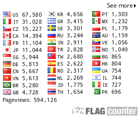 Top visiting countries